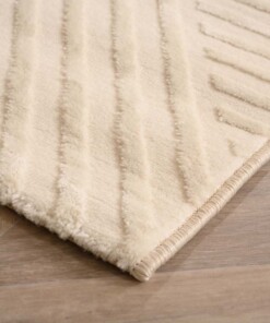 Teppich Skandinavisch - Serene Runa Creme - close up, thumbnail