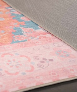 Outdoor Teppich Vintage - Valenca Luna Terrakotta/Rosa