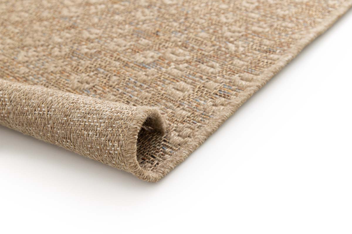 Outdoor Teppich Kariert - Corde Trellis Natur/Sonnenuntergang Outdoor Teppich Kariert - Corde Trellis Natur/Sonnenuntergang