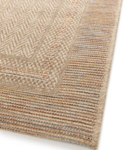 Outdoor Teppich Kariert - Corde Cadre Natur/Sonnenuntergang Outdoor Teppich Kariert - Corde Cadre Natur/Sonnenuntergang