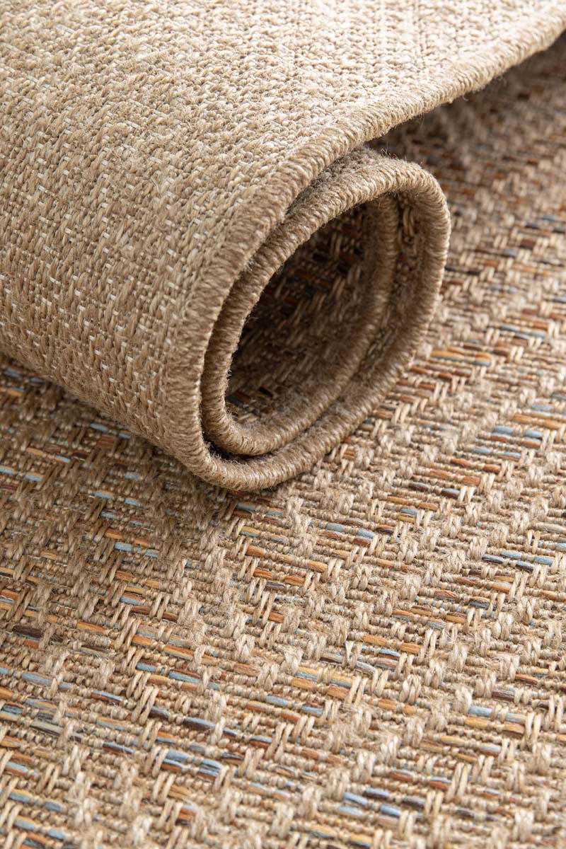 Outdoor Teppich Zick-Zack - Corde Chevron natur/sunset Outdoor Teppich Zick-Zack - Corde Chevron natur/sunset