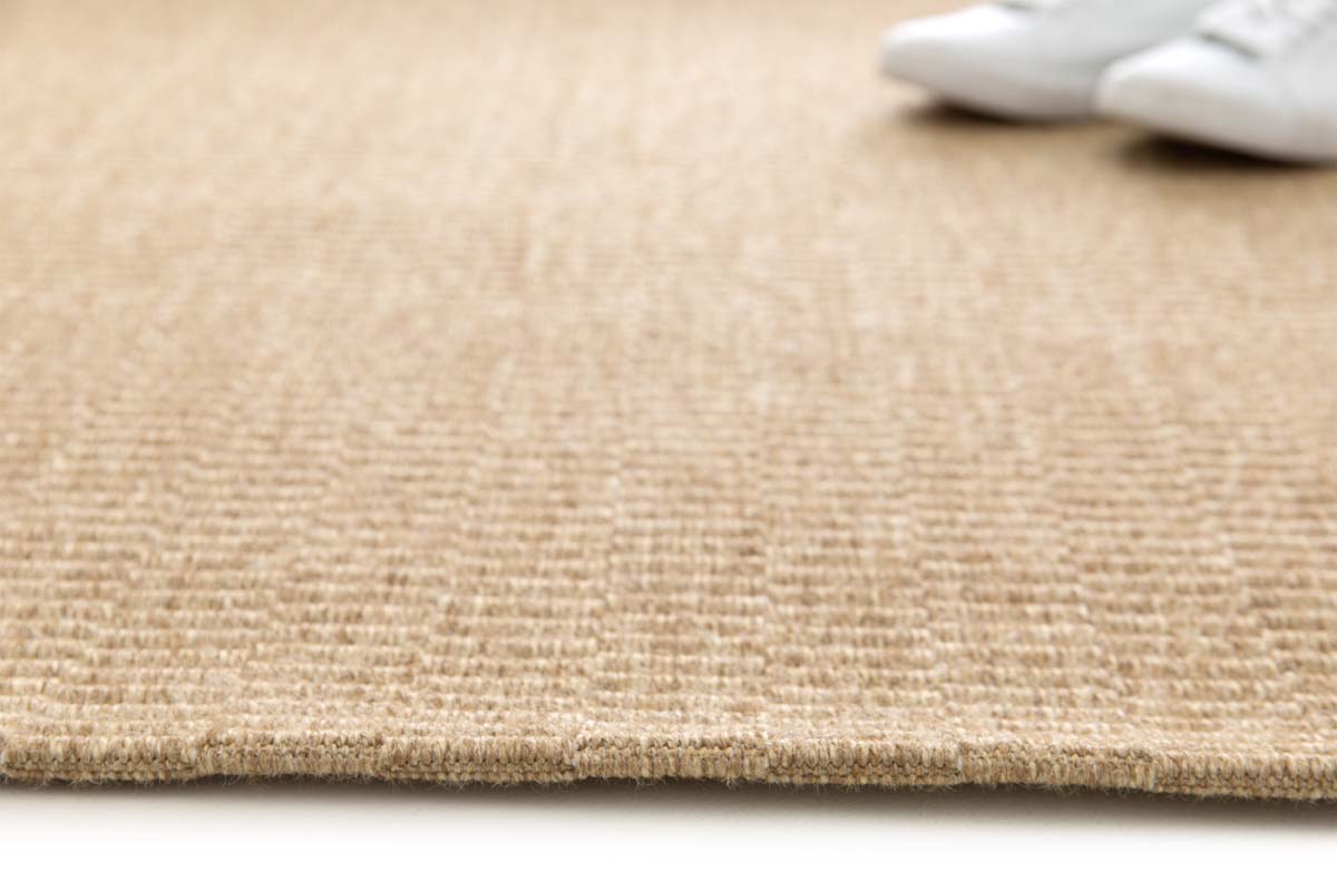 Outdoor Teppich Streifen - Corde Grid natur Outdoor Teppich Streifen - Corde Grid natur