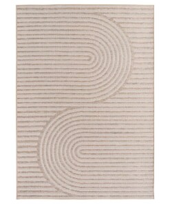 Outdoor-Teppich - Mira Curve Beige - overzicht