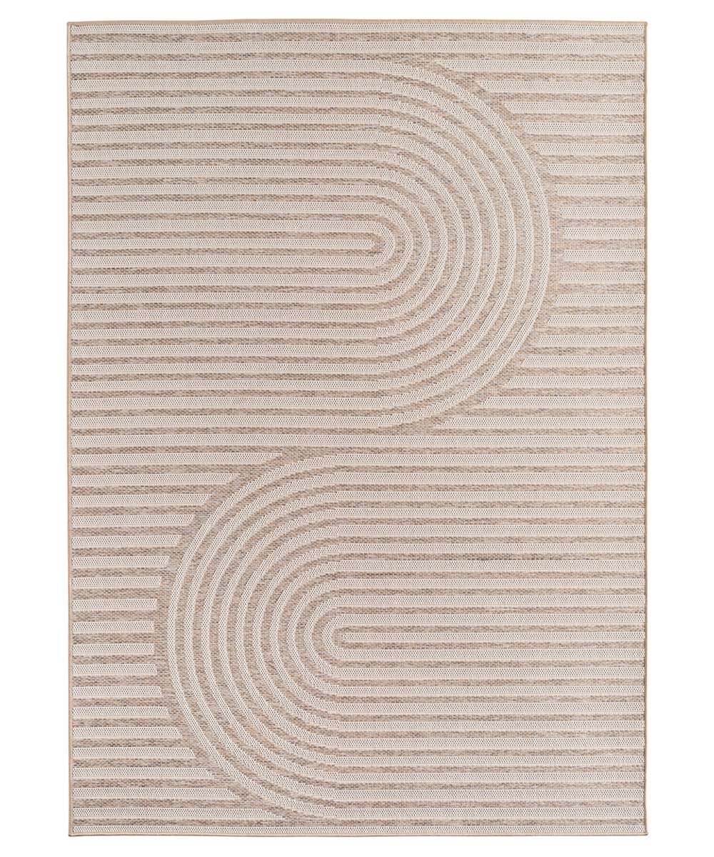 Outdoor-Teppich - Mira Curve Beige - overzicht Outdoor-Teppich - Mira Curve Beige - overzicht