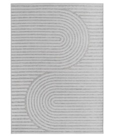 Outdoor-Teppich - Mira Curve Grau - overzicht, thumbnail