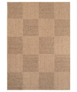 Outdoor Teppich Jute Optik - Cana Quadro Beige - overzicht