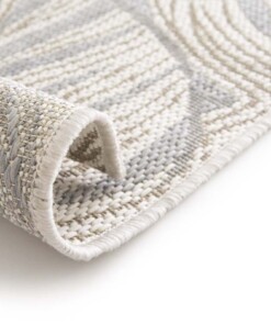 Outdoor Teppich Palmenblätter - Verdance Canopy Weiß/Grau