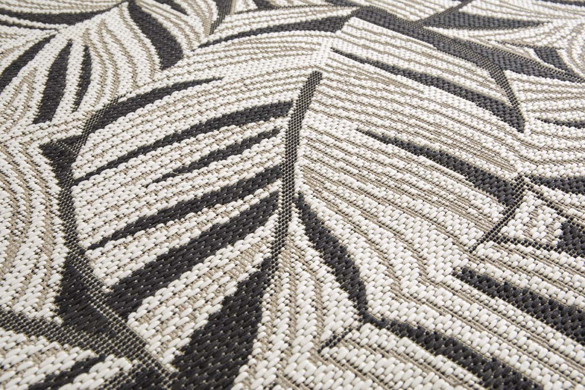 Outdoor Teppich Palmenblätter - Verdance Canopy Schwarz Outdoor Teppich Palmenblätter - Verdance Canopy Schwarz