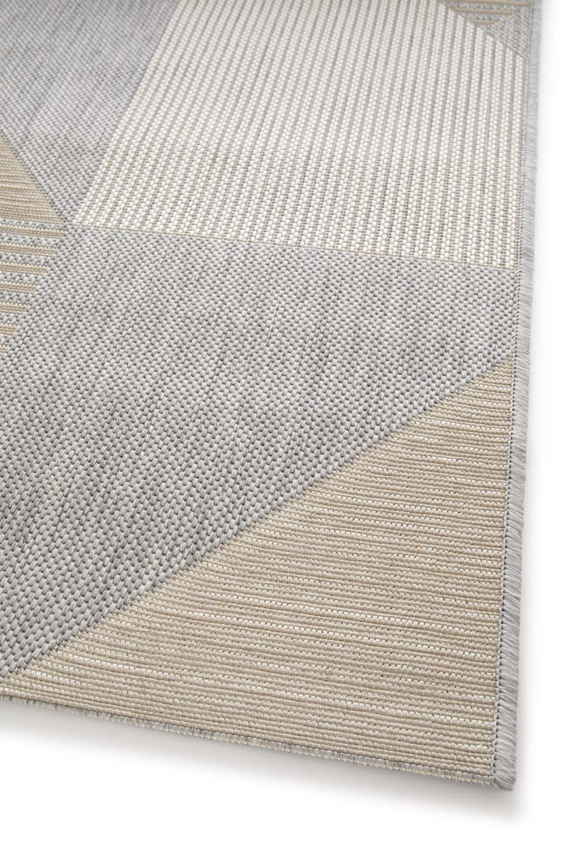 Outdoor Teppich Kariert - Verdance Mesa Grau/Beige Outdoor Teppich Kariert - Verdance Mesa Grau/Beige