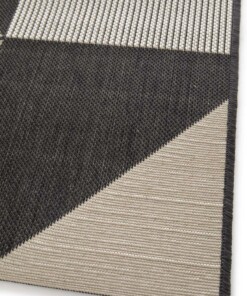 Outdoor Teppich Kariert - Verdance Mesa Schwarz/Beige Outdoor Teppich Kariert - Verdance Mesa Schwarz/Beige