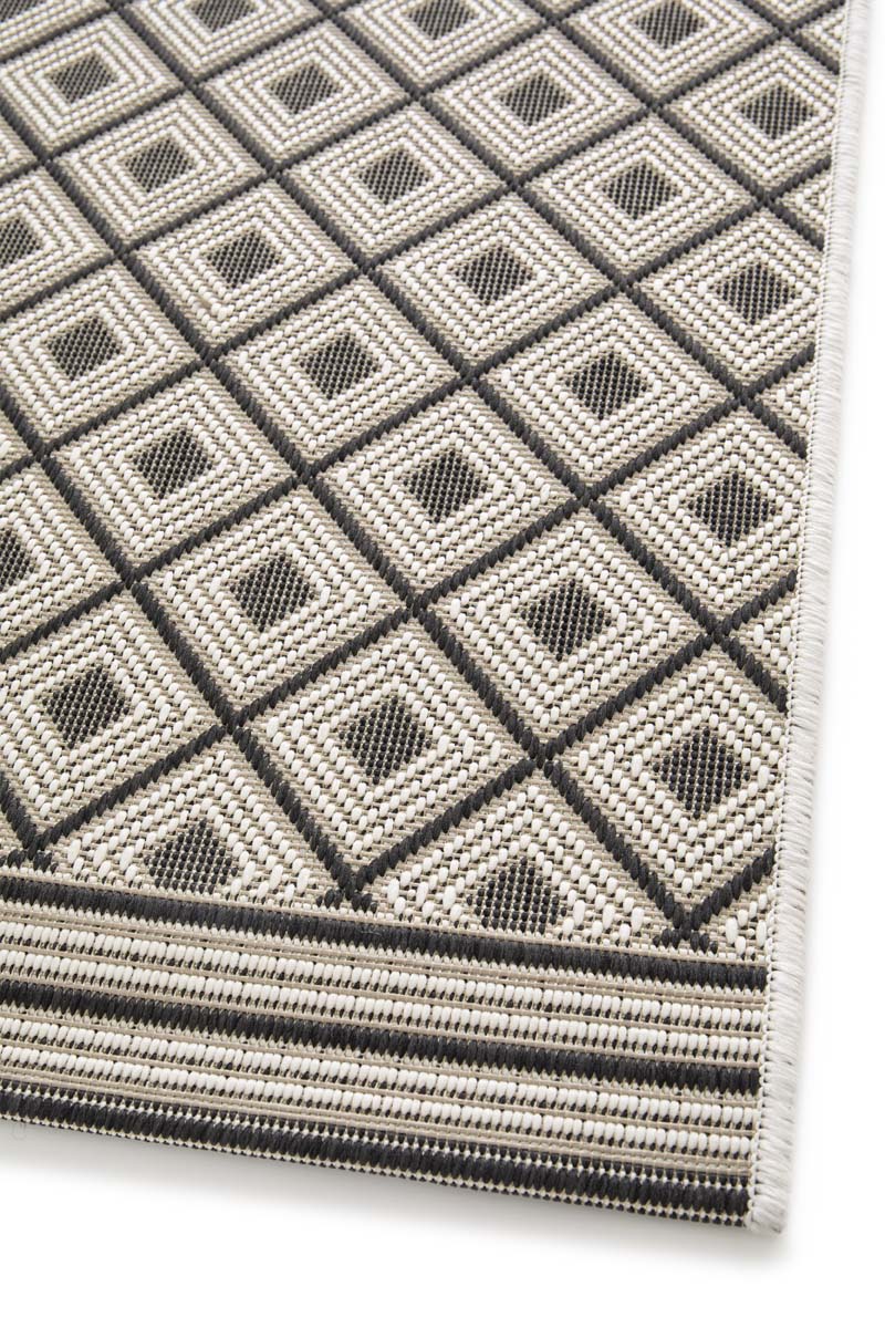 Outdoor Teppich Kariert - Verdance Trellis Grau Outdoor Teppich Kariert - Verdance Trellis Grau