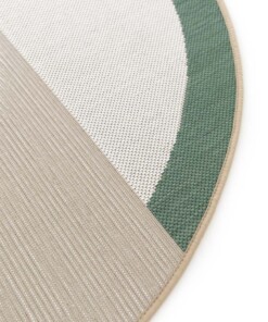 Outdoor Teppich Rund - Verdance Solis Grün