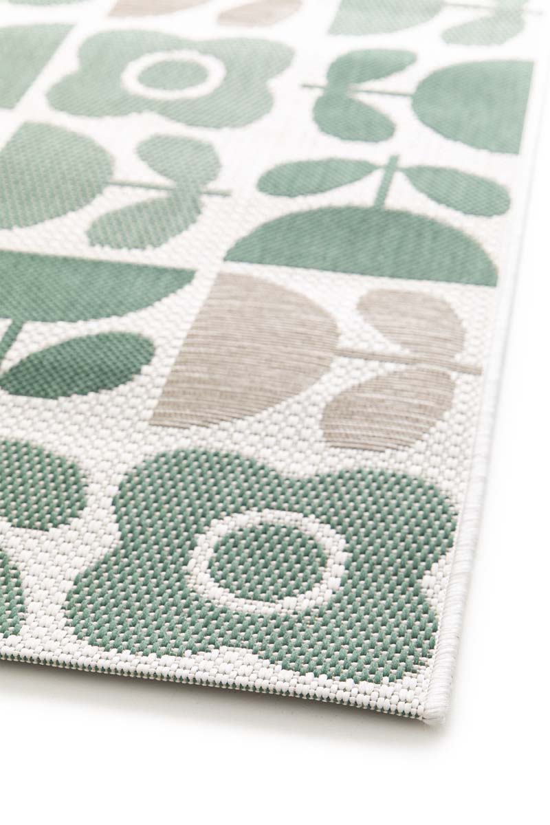 Outdoor Teppich Blumen - Verdance Bloom Grün Outdoor Teppich Blumen - Verdance Bloom Grün