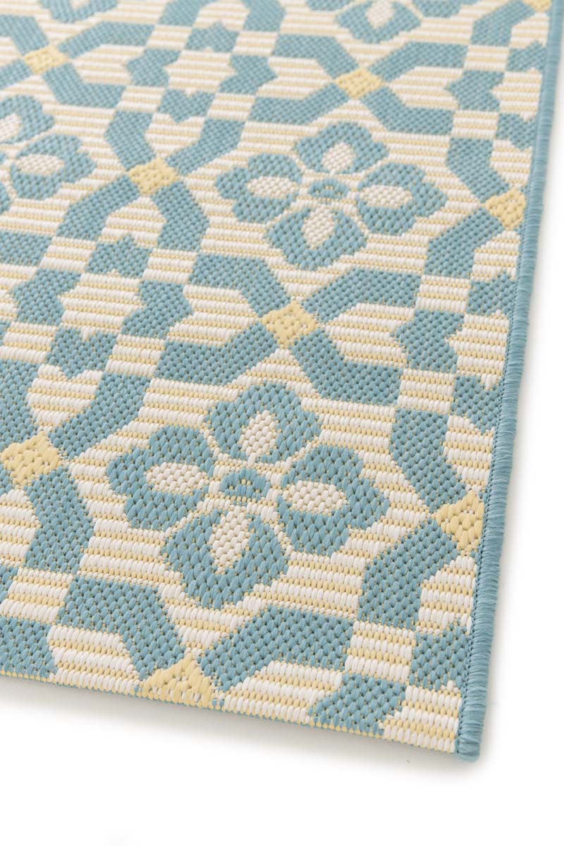 Outdoor Teppich - Bubbly Tulip türkis Outdoor Teppich - Bubbly Tulip türkis