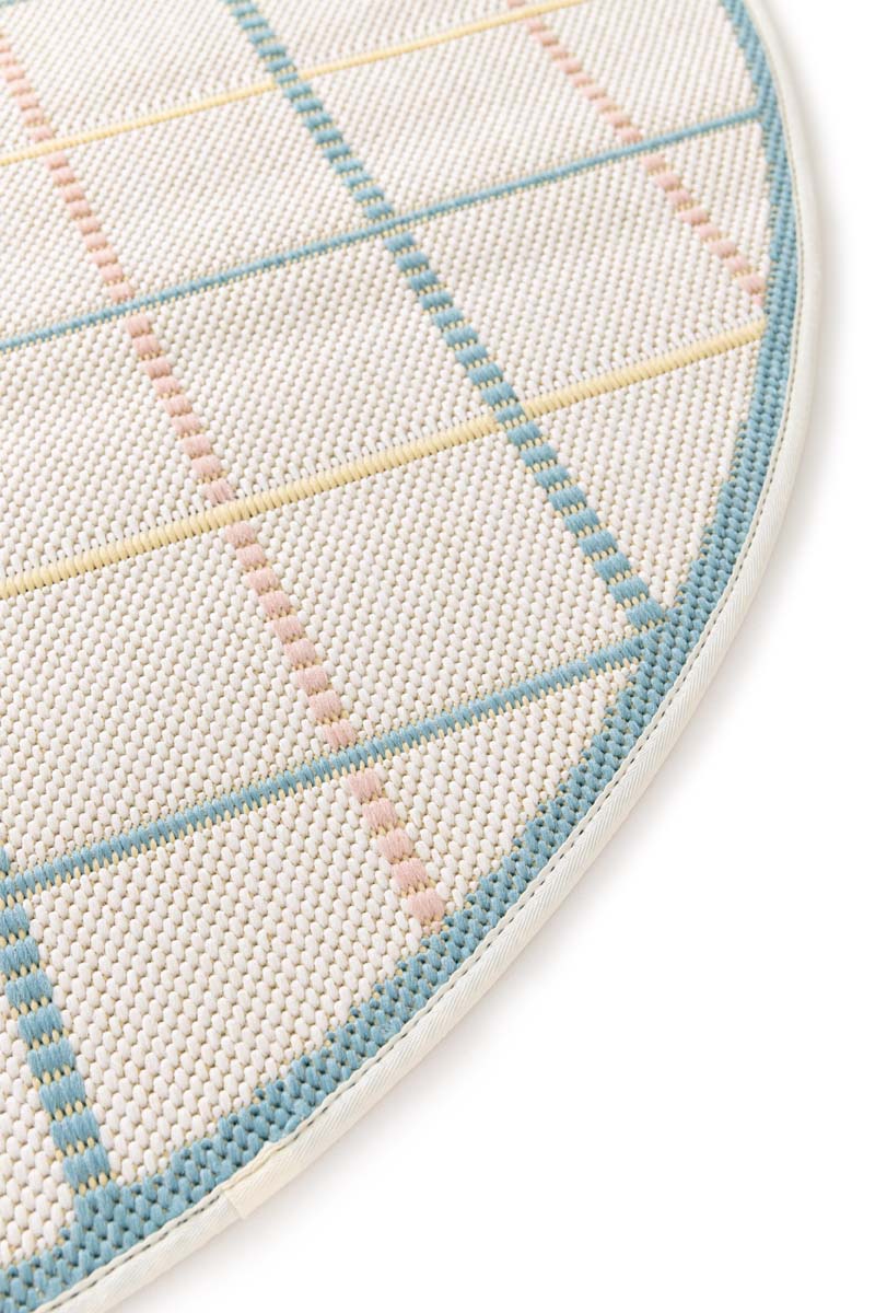 Outdoor Teppich Rund - Bubbly Picknick multi Outdoor Teppich Rund - Bubbly Picknick multi