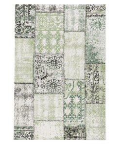Outdoor Teppich Patchwork - Verdant Foliage grün - overzicht