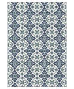 Outdoor Teppich - Bubbly Delft Blau - overzicht