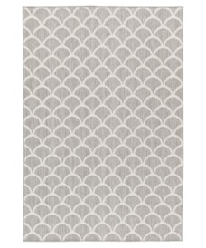 Outdoor Teppich - Earth Scale hellgrau - overzicht, thumbnail