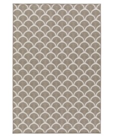 Outdoor Teppich - Earth Scale braun - overzicht, thumbnail