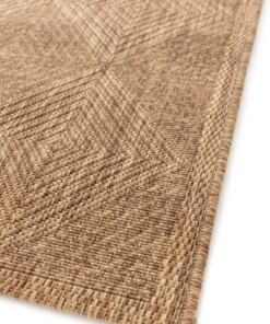 Outdoor Teppich Kariert - Twill Parquet Braun Outdoor Teppich Kariert - Twill Parquet Braun