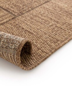 Outdoor Teppich Blöcke - Twill Patch Braun Outdoor Teppich Blöcke - Twill Patch Braun