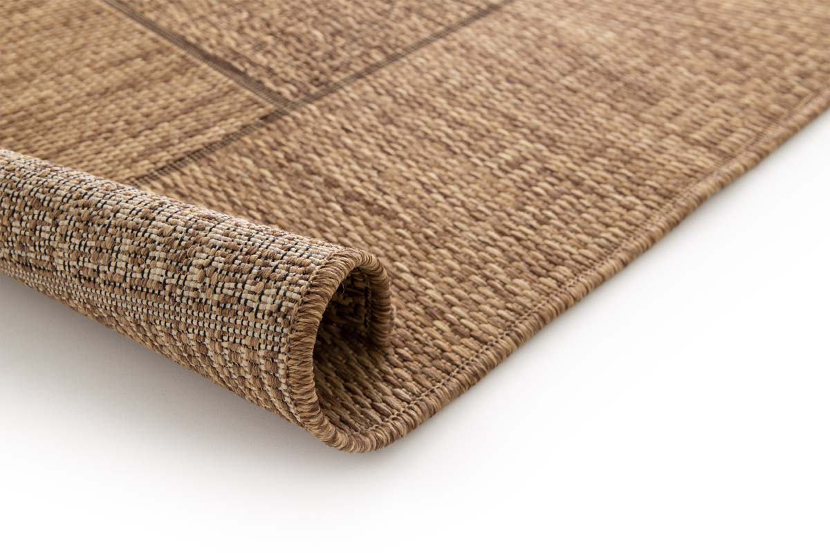 Outdoor Teppich Blöcke - Twill Patch Braun Outdoor Teppich Blöcke - Twill Patch Braun