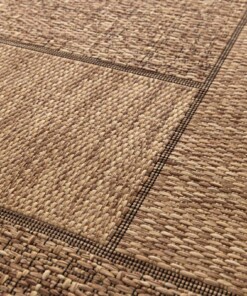 Outdoor Teppich Blöcke - Twill Patch Braun Outdoor Teppich Blöcke - Twill Patch Braun