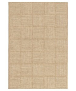 Outdoor Teppich Blöcke - Twill Tile Beige/Weiß - overzicht