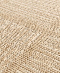 Outdoor Teppich Blöcke - Twill Tile Beige/Weiß