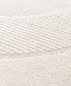 Designer Teppich - Forme Cercle Creme