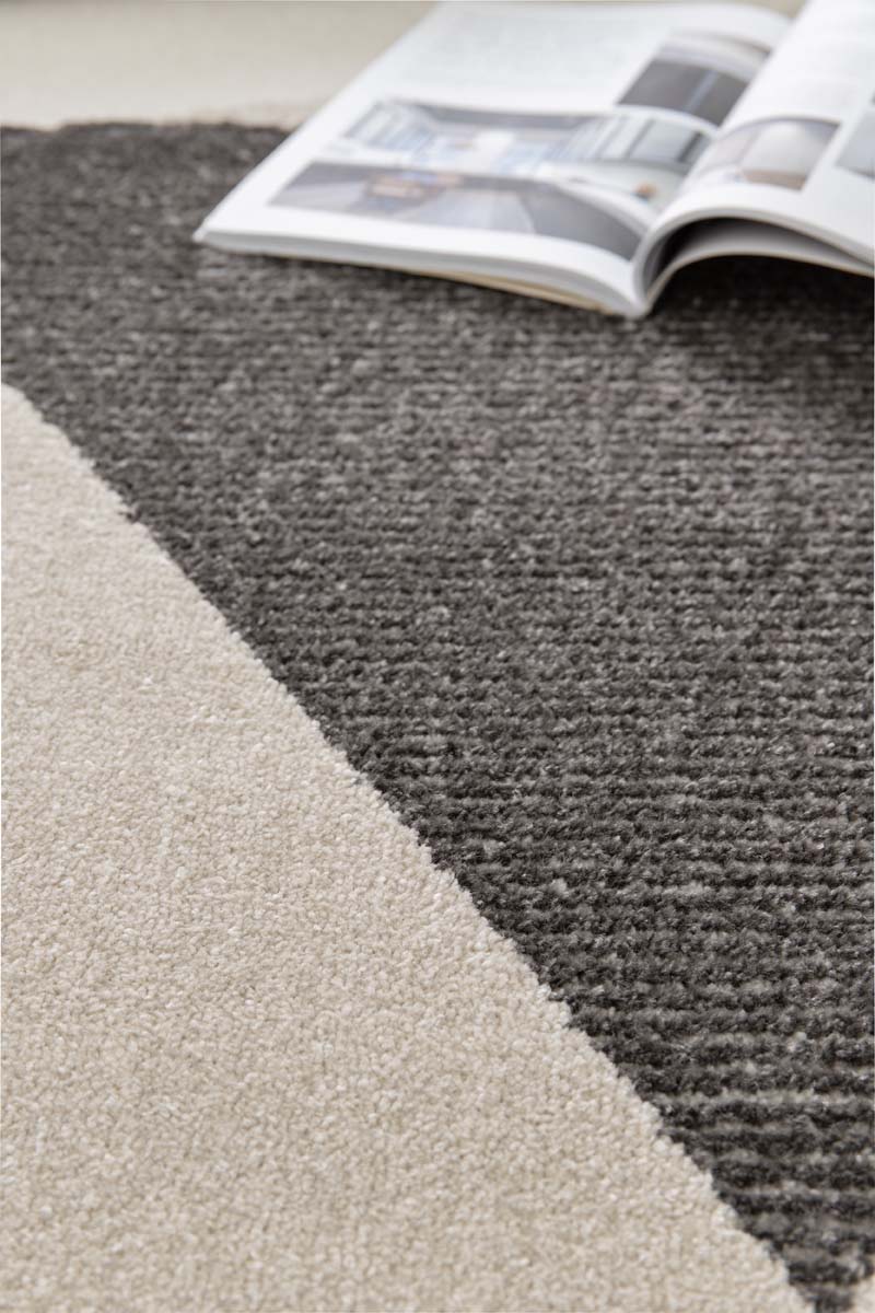 Designer Teppich - Forme Pierre Anthrazit Designer Teppich - Forme Pierre Anthrazit