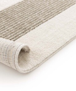 Japandi Teppich - Forme Courbe Beige