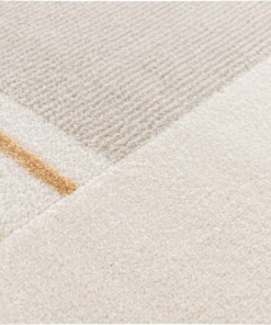 Japandi Teppich - Forme Courbe Beige