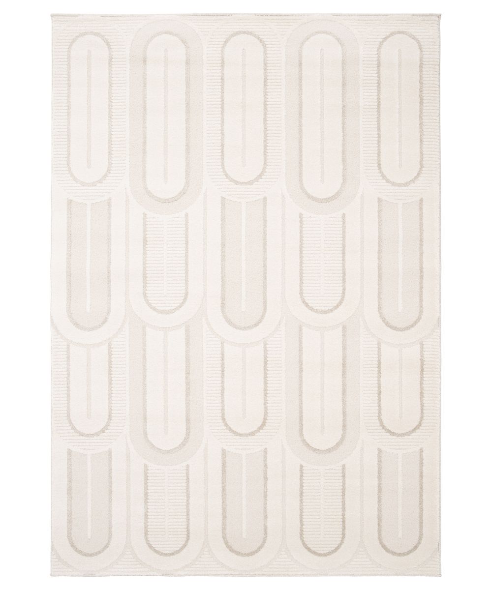 Retro Teppich - Forme Pavé Elfenbein - overzicht Retro Teppich - Forme Pavé Elfenbein - overzicht