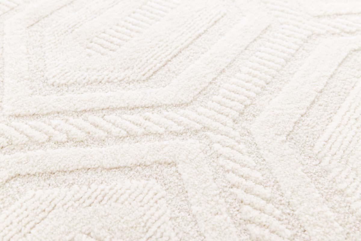 Moderner Teppich - Forme Cristal Elfenbein Moderner Teppich - Forme Cristal Elfenbein