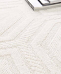 Moderner Teppich - Forme Cristal Elfenbein