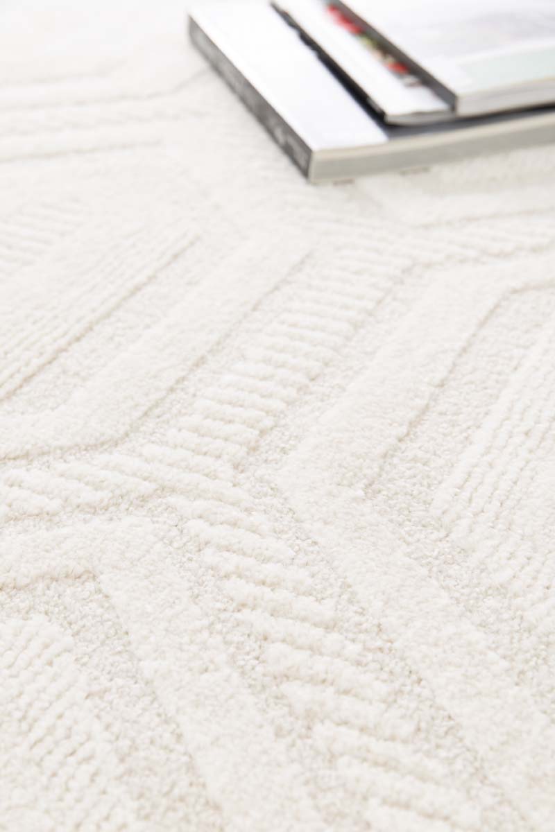 Moderner Teppich - Forme Cristal Elfenbein Moderner Teppich - Forme Cristal Elfenbein