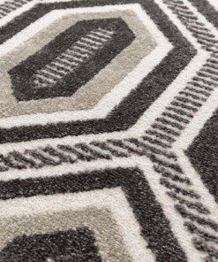 Moderner Teppich - Forme Cristal Anthrazit