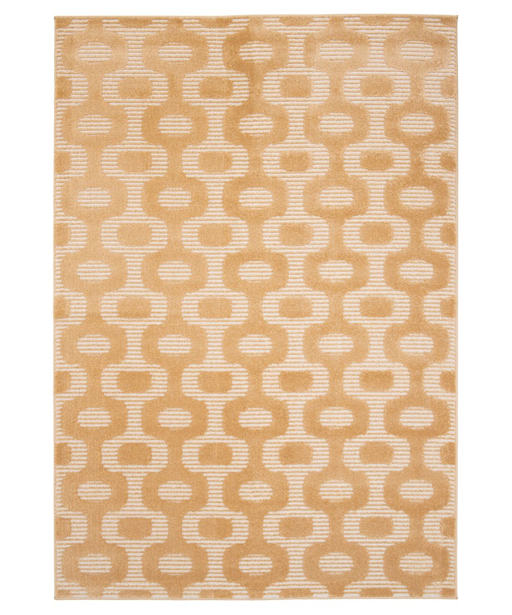 Moderner Teppich - Forme Modulo Aprikose - overzicht Moderner Teppich - Forme Modulo Aprikose - overzicht