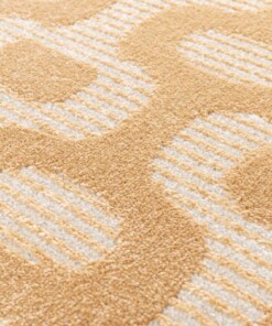 Moderner Teppich - Forme Modulo Aprikose