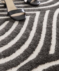 Retro Teppich - Forme Courant Anthrazit