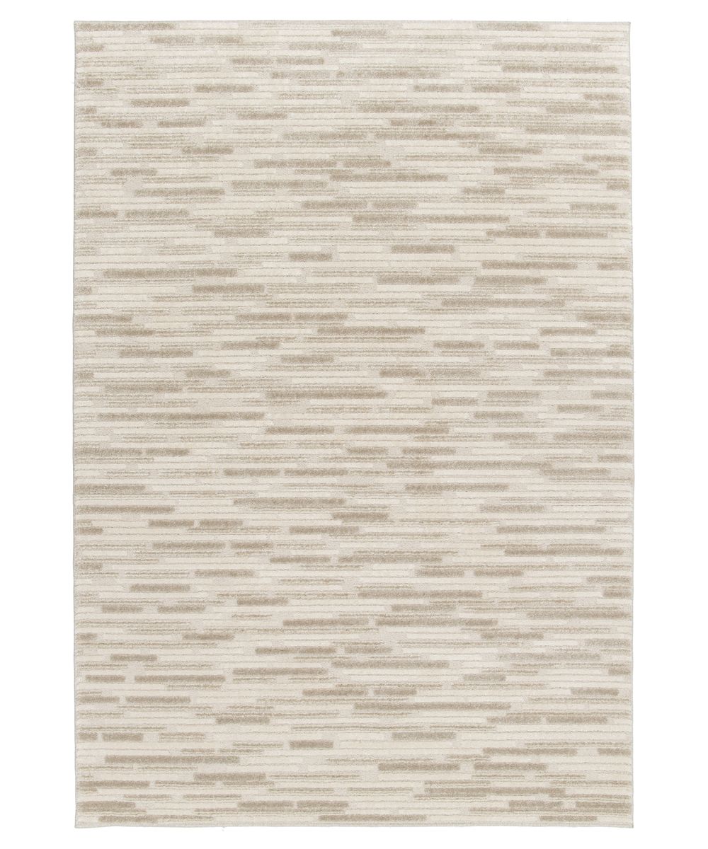 Abstrakter Teppich - Forme Brique Beige - overzicht Abstrakter Teppich - Forme Brique Beige - overzicht