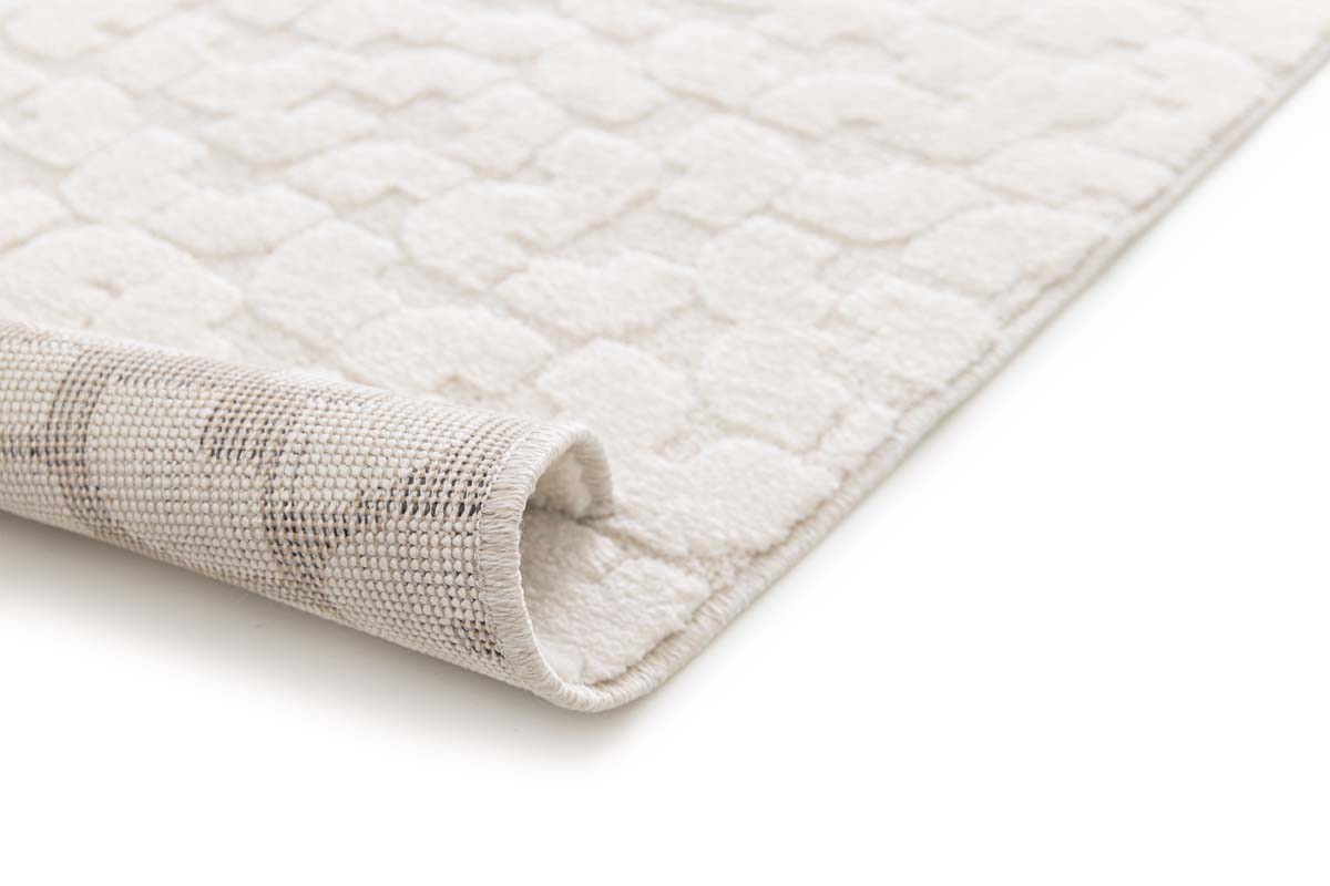 Designer Teppich - Relief Tesselle Creme Designer Teppich - Relief Tesselle Creme