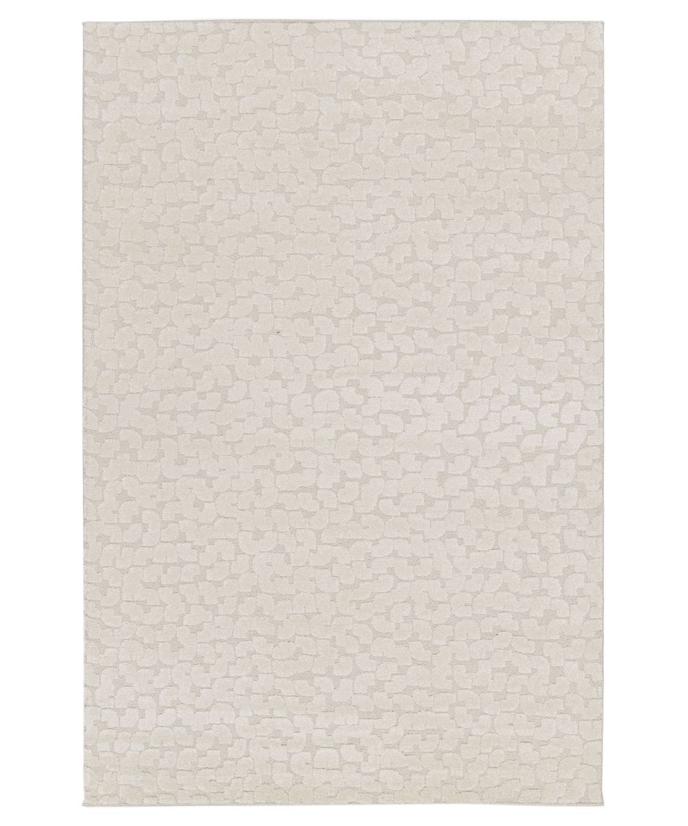 Designer Teppich - Relief Tesselle Creme - overzicht Designer Teppich - Relief Tesselle Creme - overzicht
