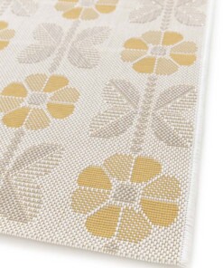 Outdoor Teppich Blumen - Amber Marigold beige/gelb