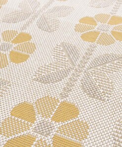 Outdoor Teppich Blumen - Amber Marigold beige/gelb