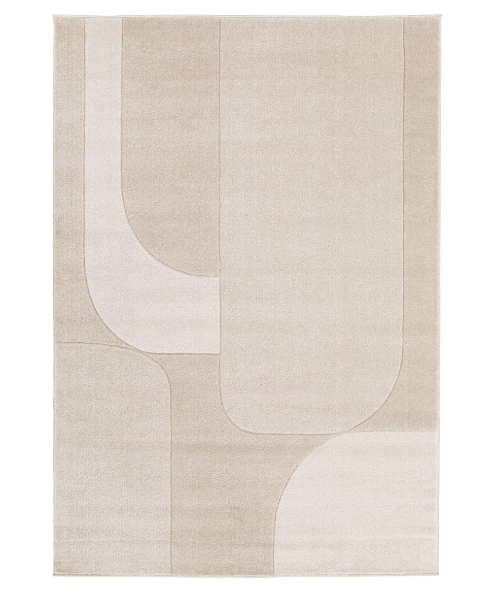 Abstrakter Teppich - Vectura Vallon Beige - overzicht Abstrakter Teppich - Vectura Vallon Beige - overzicht