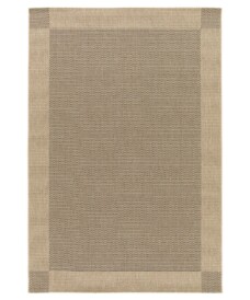 Outdoor Teppich - Bask Frame Beige/Schwarz - overzicht, thumbnail
