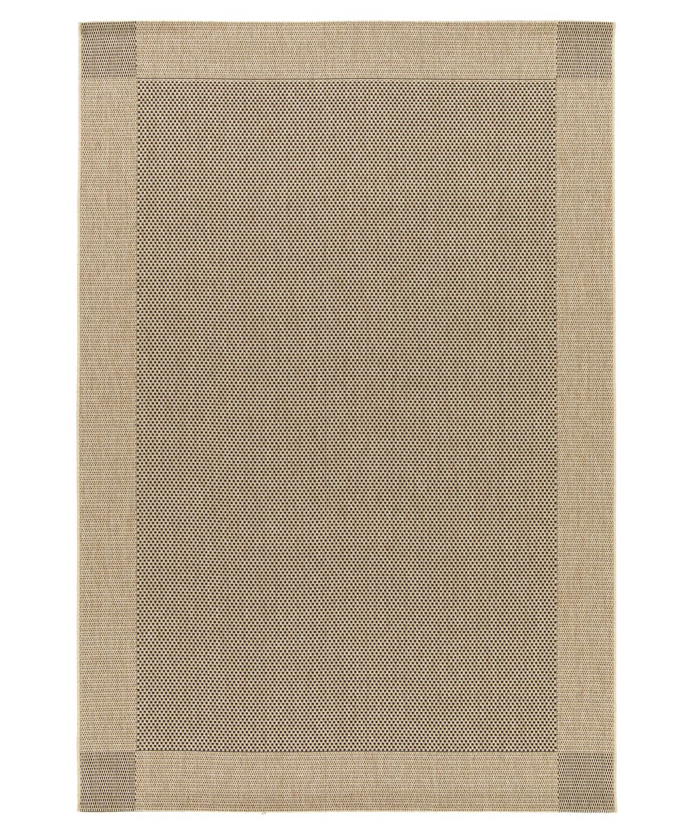 Outdoor Teppich - Bask Frame Beige/Schwarz - overzicht Outdoor Teppich - Bask Frame Beige/Schwarz - overzicht