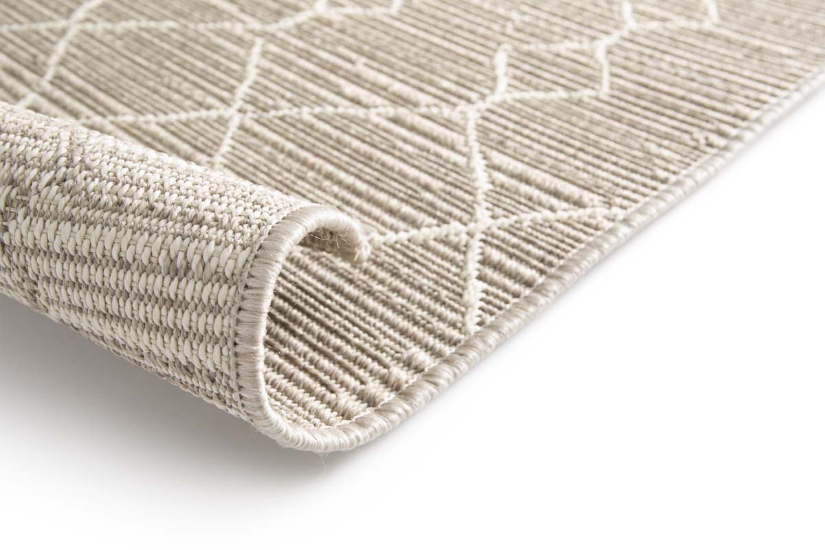 Outdoor Teppich Boho - Bask Taza Sandfarbe Outdoor Teppich Boho - Bask Taza Sandfarbe